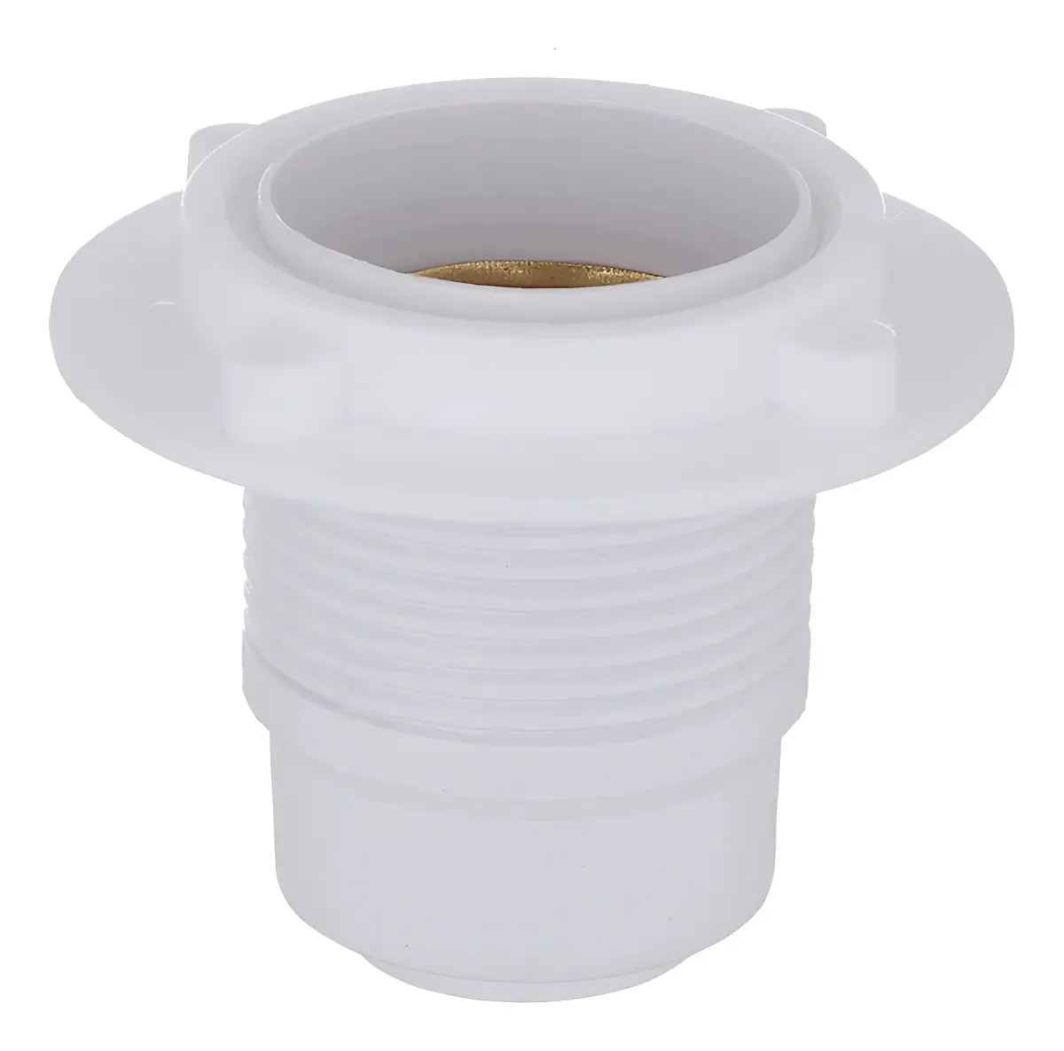 Kit 10 Soquetes Rosca Longa E27 Bivolt Bricolagem Branco