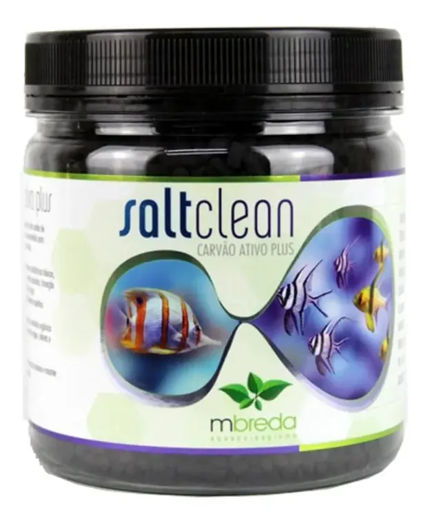 Carvão Ativado SaltClean Mbreda para Aquário, 250 g