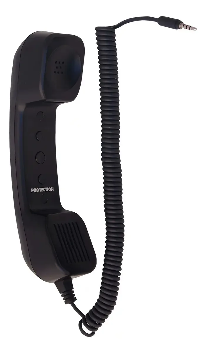 Fone Ouvido Para Celular Ou Tablet Retro Fone - Protection Cor Preto