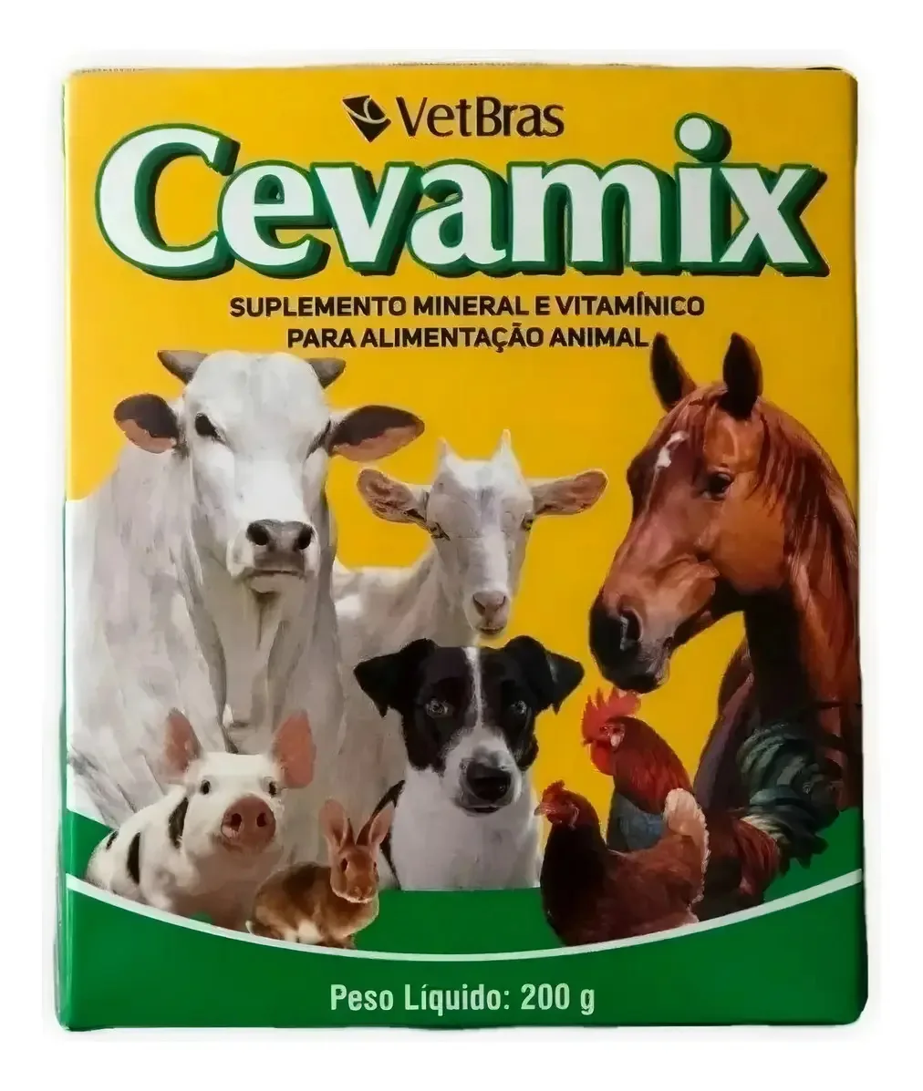 Cevamix 200g Suplemento Vitamínico Para Animais