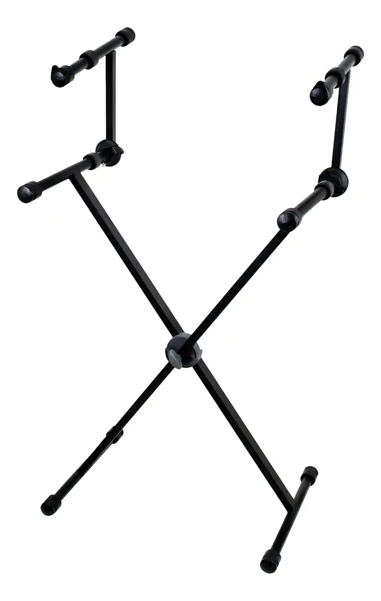 Suporte 2 Teclados Estante Casio Yamaha Roland Ask X30 Cor Preto