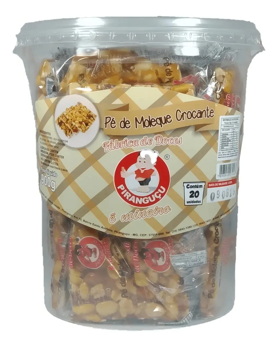 Doce Pé De Moleque Crocante Doces Do Sul M G Caramelizado