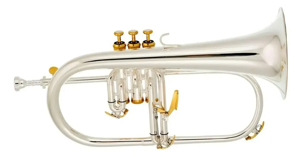 Flugelhorn Tokai TFH-400PG Acabamento Cromado Calibre 10.5mm Campana 153mm