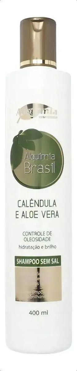 Kit 3 Shampoos Calêndula E Aloe Vera Alquimia Brasil