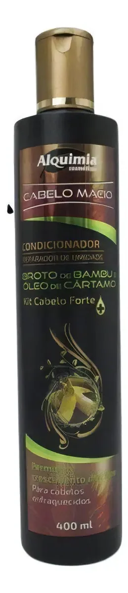 Kit 3 Shampoos Broto De Bambu 400ml Alquimia