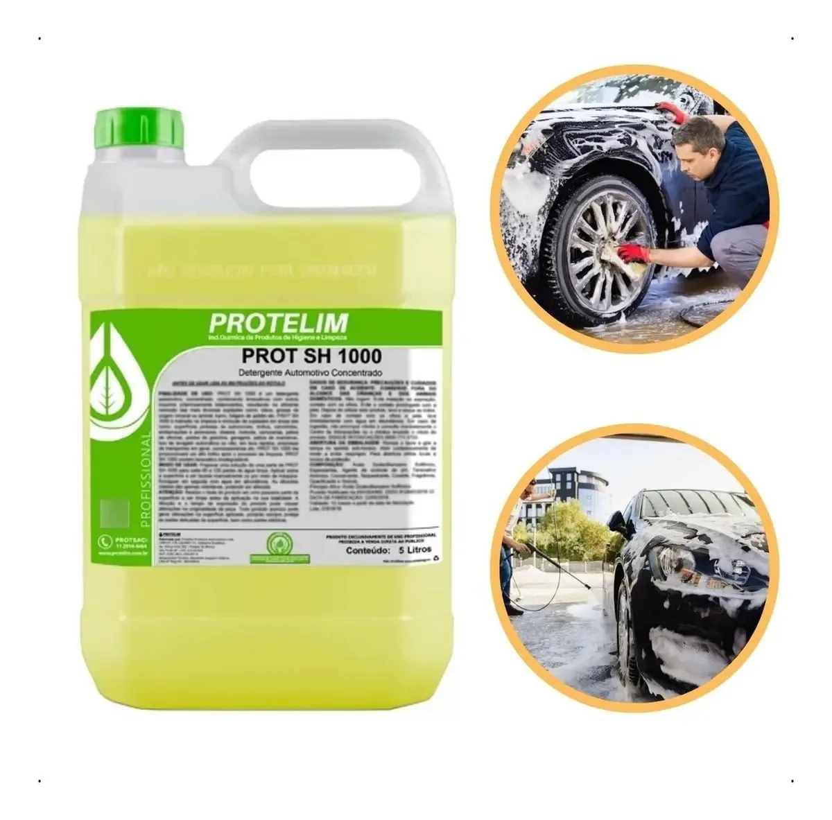 Shampoo Para Carros Concentrado 5 L Prot Sh 1000 Protelim