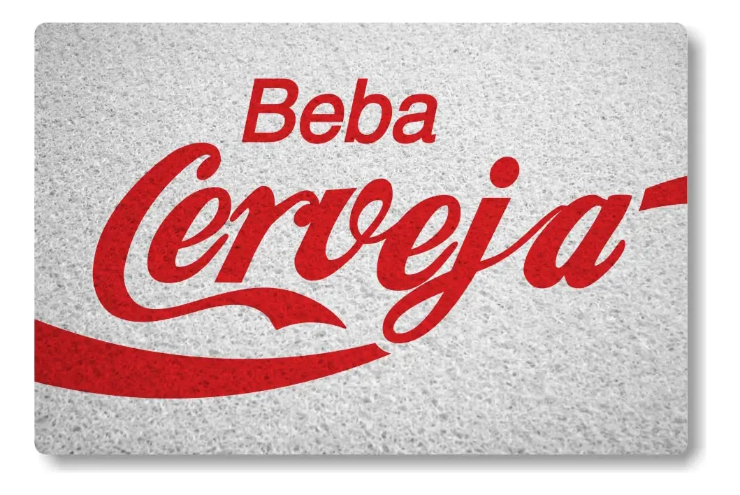 Capacho Global Sinos Beba Cerveja - Branco