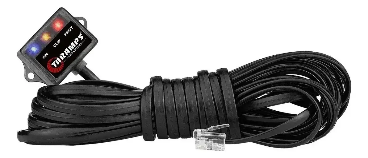 Monitor de LED Automotivo Taramps M1 Remoto para Amplificadores com Cabo de 5m