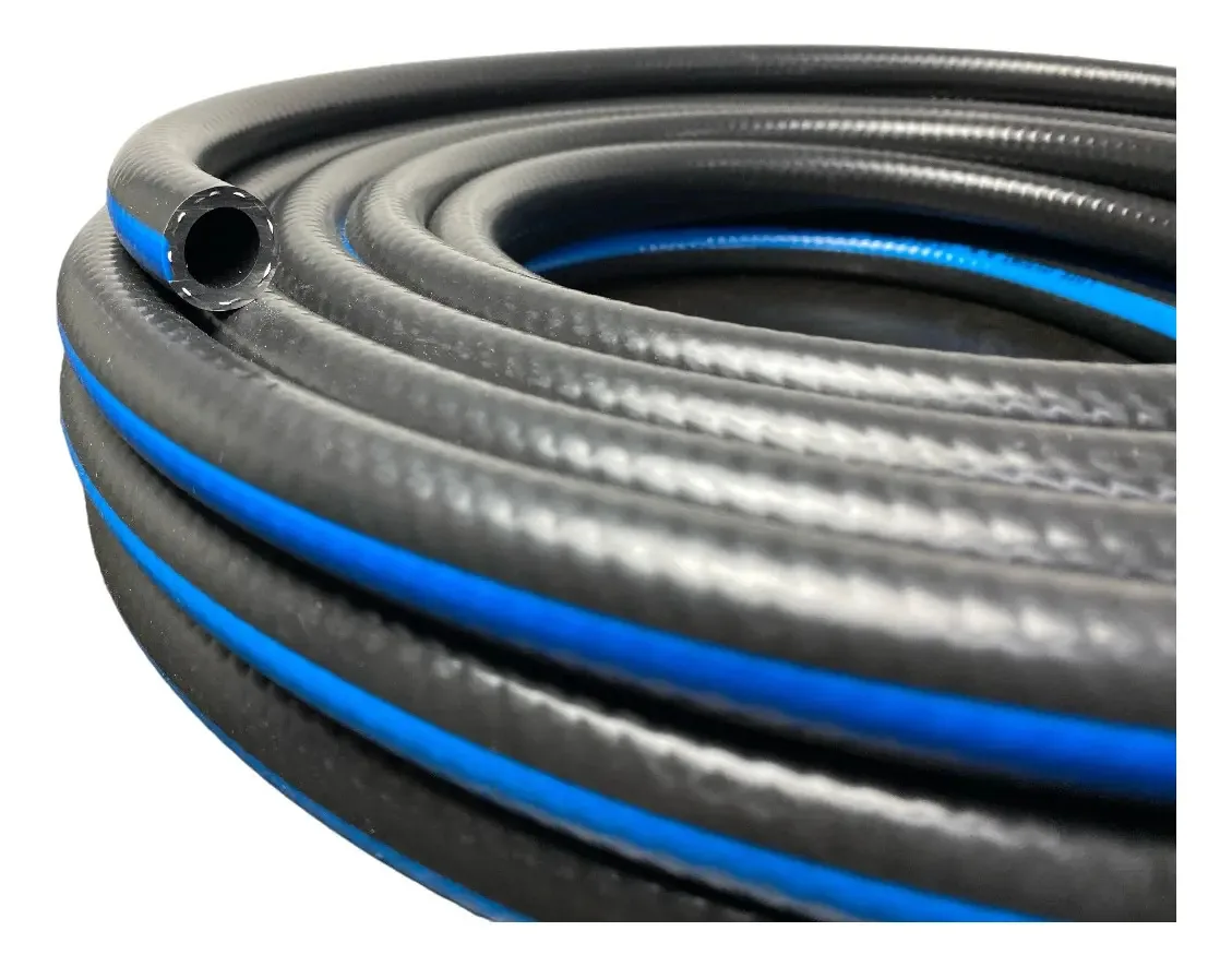 Mangueira Ar Água Mineração 300psi 25mm 1 Pol 3mt Cor Preta