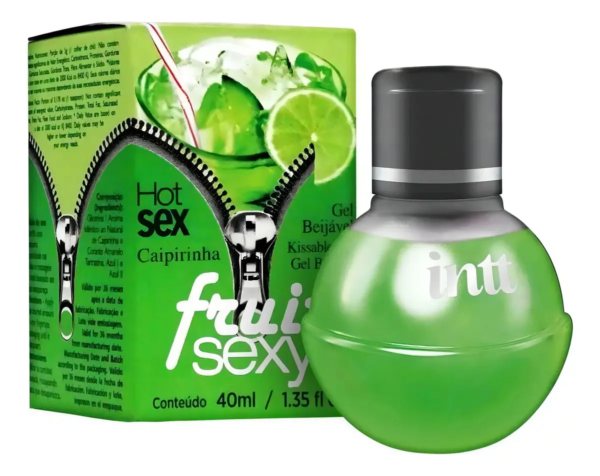 Gel Beijável Fruit Caipirinha - Intt Cosméticos