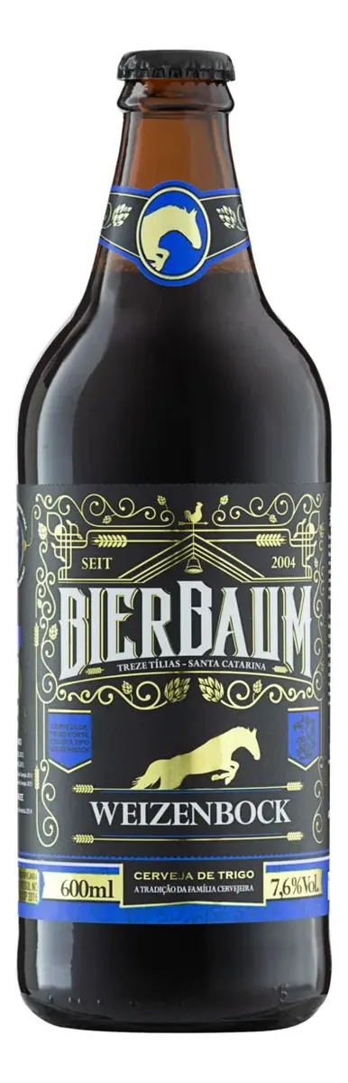 Cerveja Weizenbock Bierbaum Garrafa 600ml