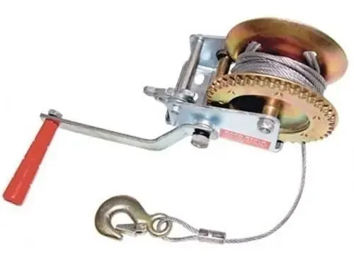 Guincho Manual Lee Tools 540kg Catracado Cabo 7,5m Lancha Jet-ski
