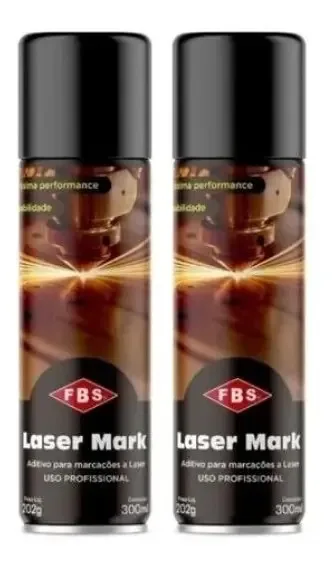 Kit Aditivo para Gravação a Laser FBS Mark 300ml - 2 Unidades