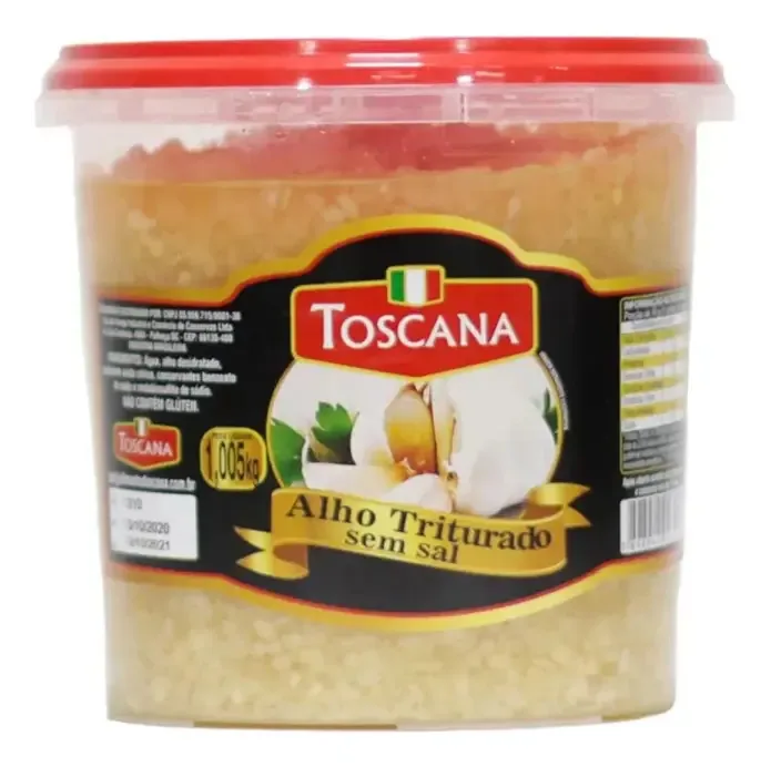 Alho Triturado Toscana Balde 1kg