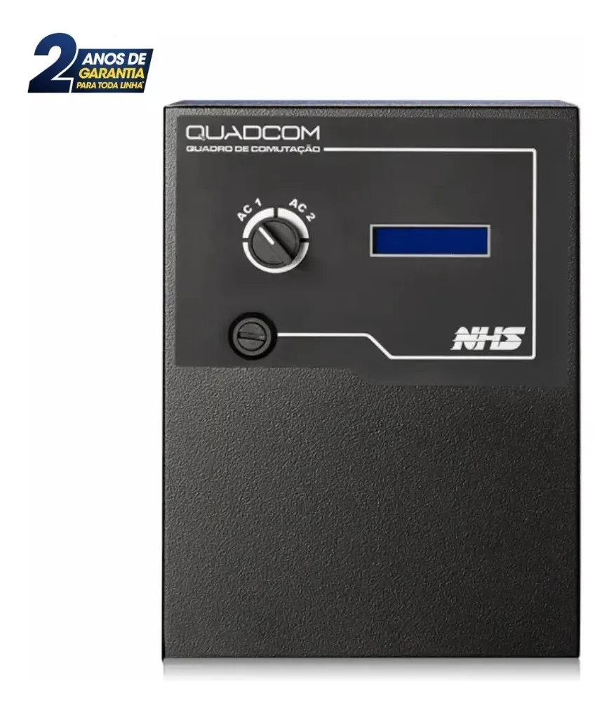 Quadro Elétrico De Comutação/Transferência Automática Ats Quadcom 50AH NHS