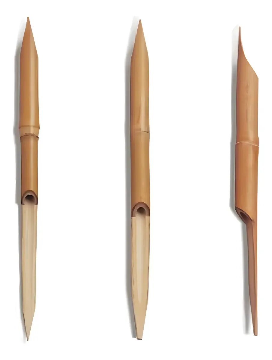 Pena Caligráfica De Bambu Com 03