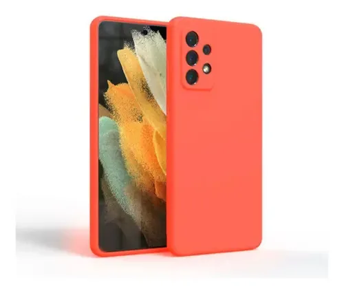 Capinha Samsung A53 Silicone Aveludado - Vermelho