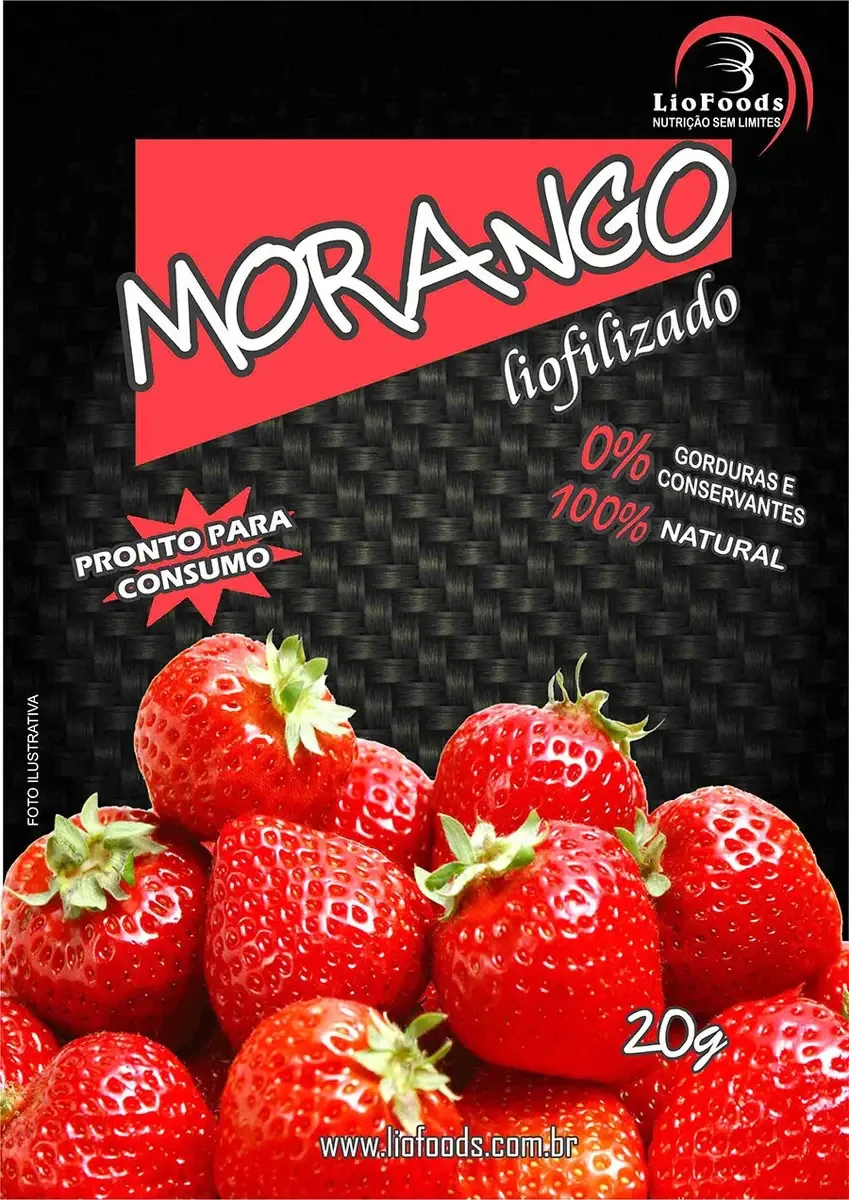 Snack Morango Liofoods