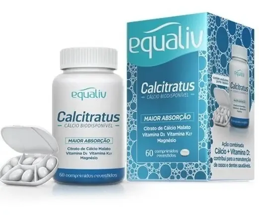 Equaliv Calcitratus 60 Comprimidos + Saúde Óssea