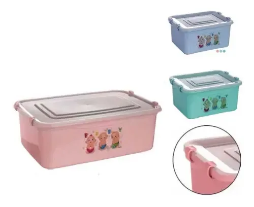 Caixa Organizador Infantil Bebe Porta Fraldas Higiene