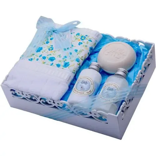 Kit 8 Sabonetes Toalha Loção Hidratante Social Suavidade