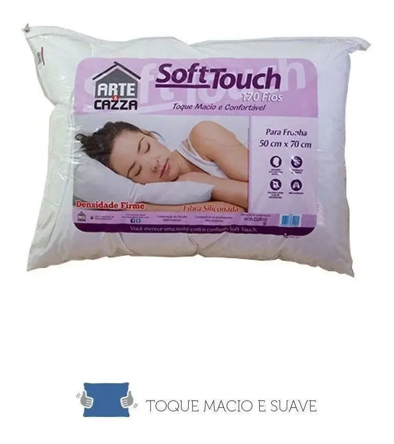 Travesseiro Soft Touch - Arte E Cazza
