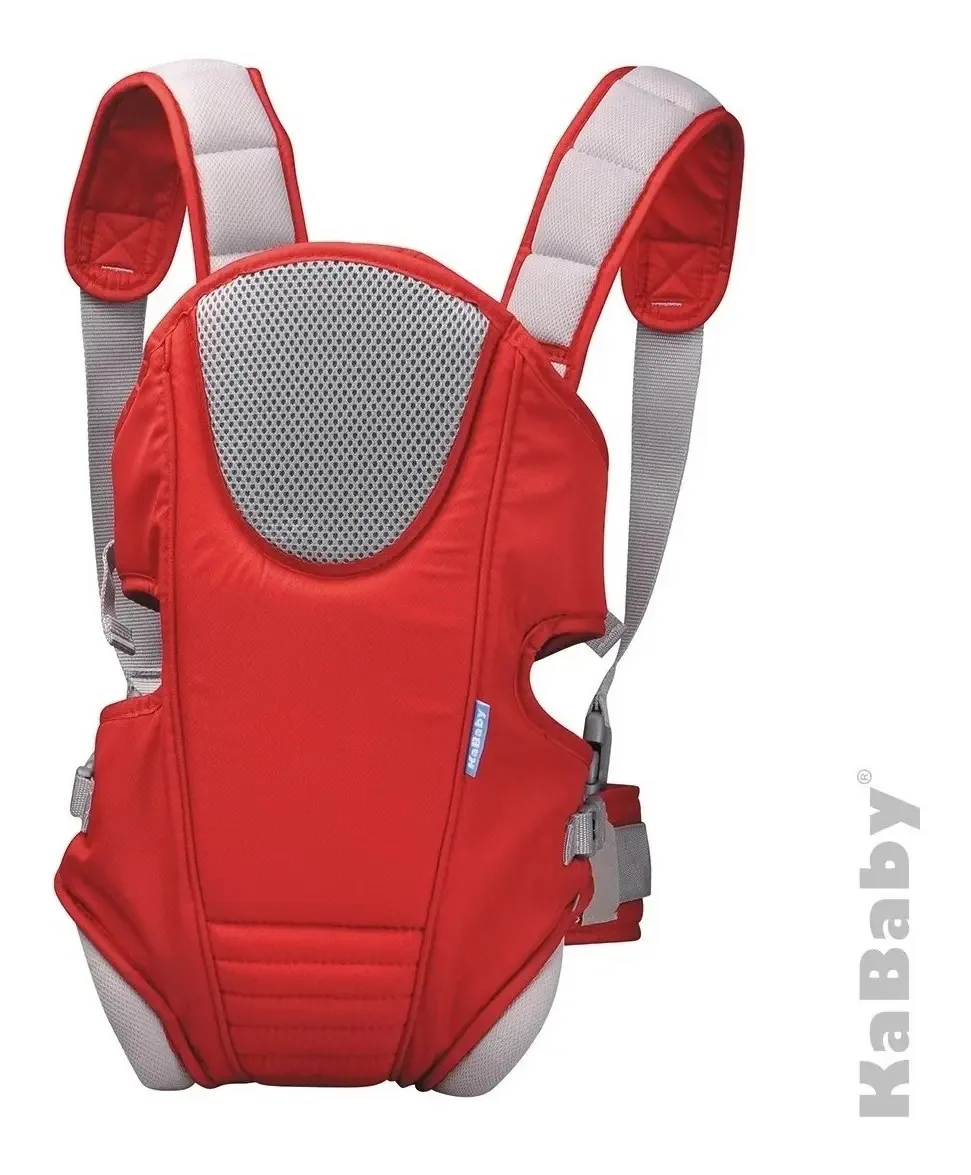 Carregador De Bebê Canguru Confort Line - Kababy - Vermelho