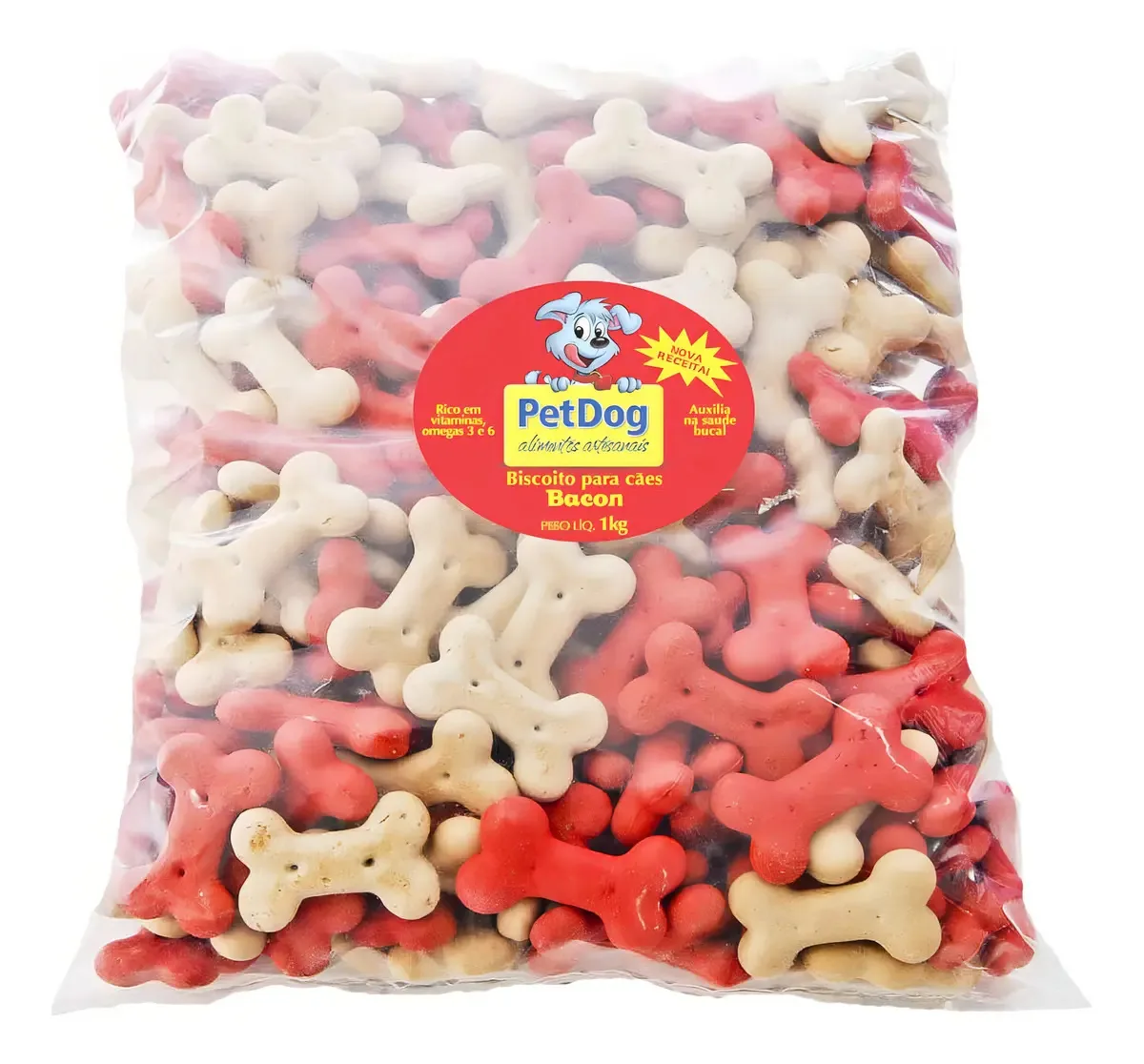 Biscoito Petdog Refil Bacon 1kg