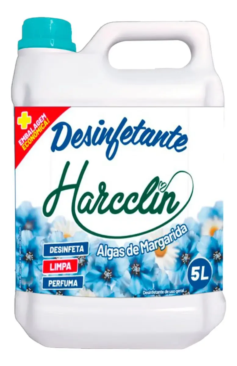 Desinfetante Harcclin Algas Margarida 5L Azulejos Banheiros Pisos
