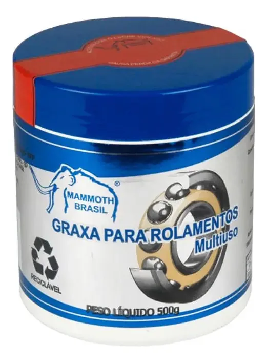 Graxa Lubrificante Azul Especial Rolamento Multiuso Mammoth 500g