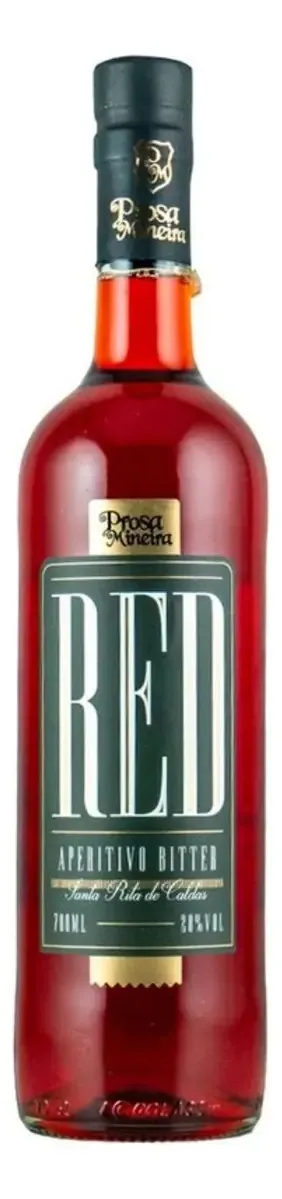 Aperitivo Bitter Prosa Mineira Red 710ml 28% Vol