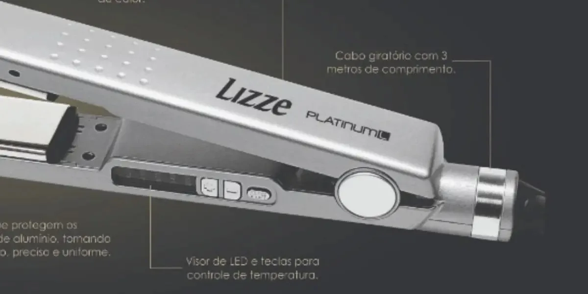 Prancha Lizze Platinum