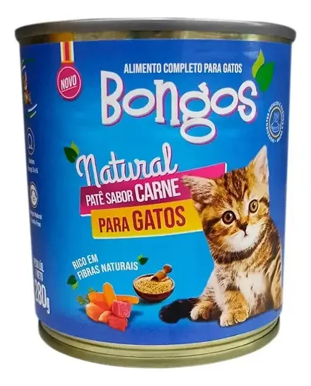 Bongos Pate Frango Lata 280g