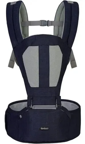Canguru 5 Em 1 Ergonômico Azul 15kg