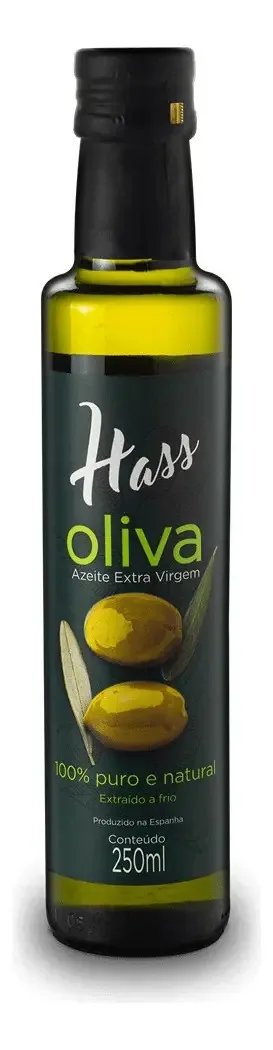 Hass Vd.oleo De Azeite De Oliva Ext.virgem 250ml