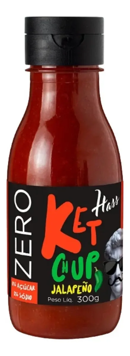 Ketchup Zero Japaleno Hass 300g