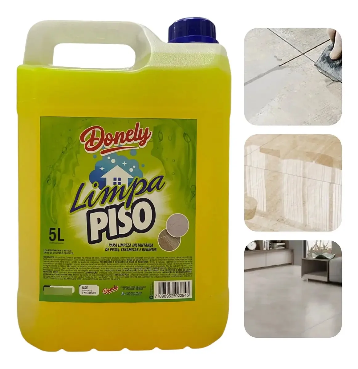 Limpa Porcelanato Polido E Esmaltado Remove Encardido 5l Top