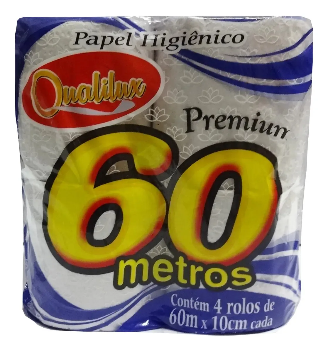 Papel Higiênico Branco Macio Qualilux Premium 4 Unidades