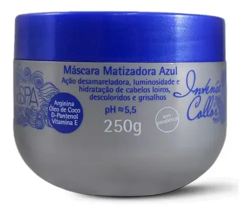 Máscara Desamareladora Profissional Azul Bio Spa