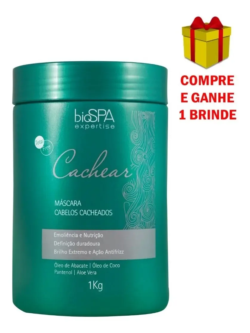 Bio Spa Máscara Cachear Total Free 1k