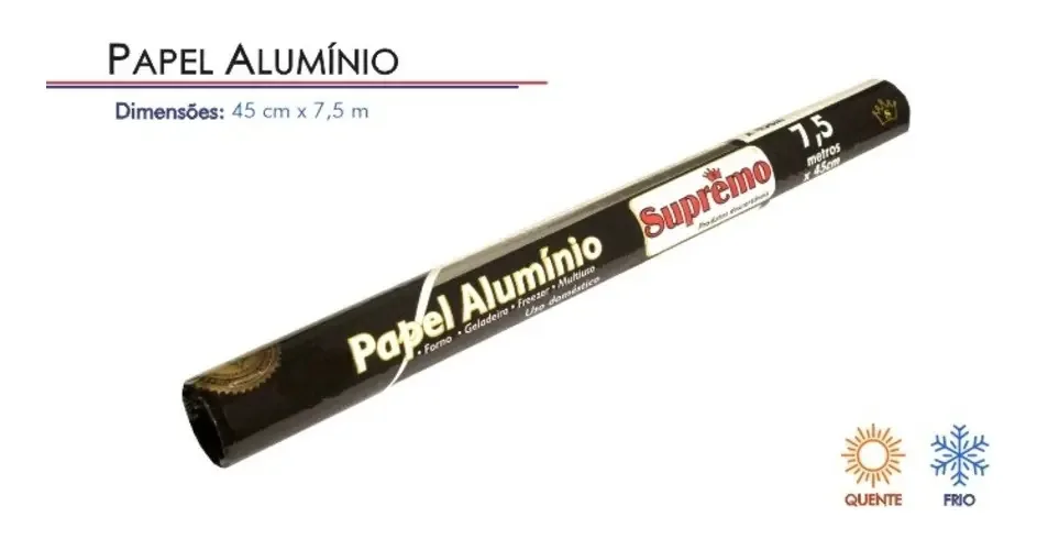 Papel Aluminio Supremo 45cm