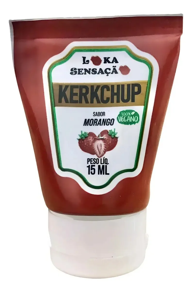 2 Gel Comestível Beijável Morango E Cítrico Casal Namorados