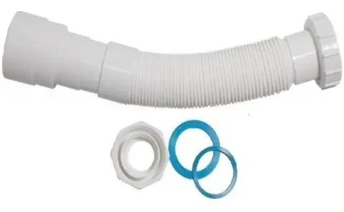 Sifao Flexivel Branco Tubo Extensivo Universal