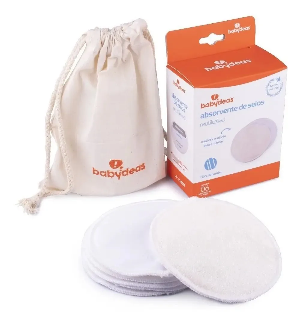 Absorventes Para Seios Babydeas ® Laváveis E Reutilizáveis