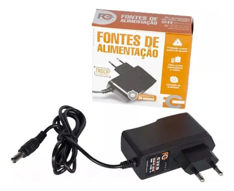 Fonte Cftv 1a 12v Bivolt Fe1201a