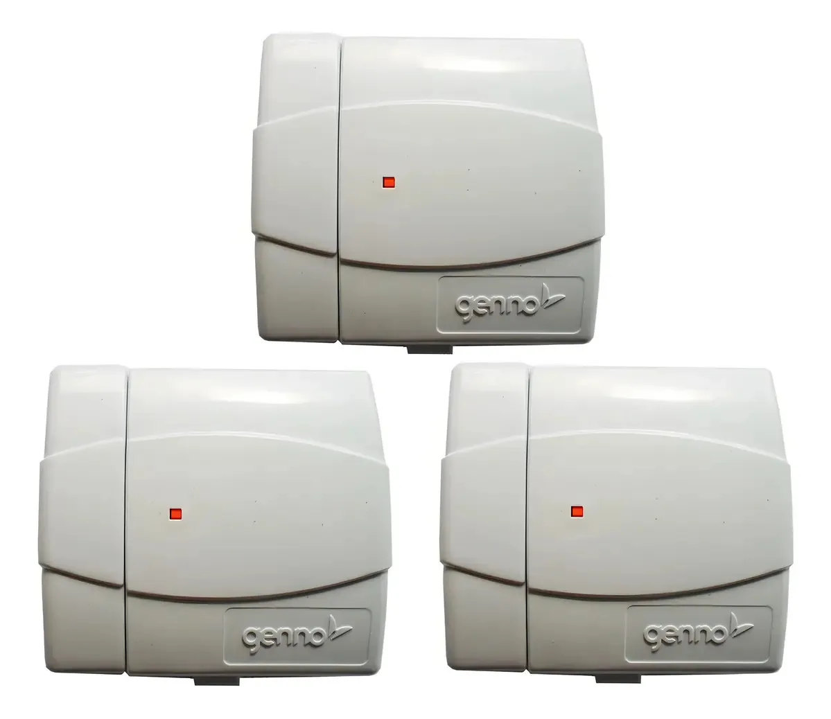 3 Sensores Magneticos Sem Fio Para Central Lider Genno