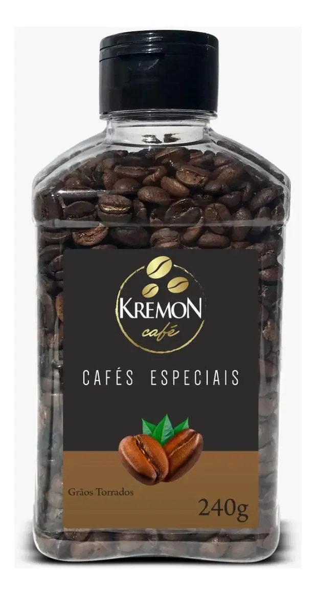 Café Torrado Em Grãos Kremon Pet 240g