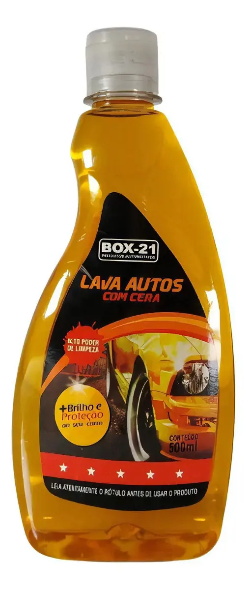Shampoo Com Cera Pérola Carnaúba 500ml Box21 Proteção e Brilho