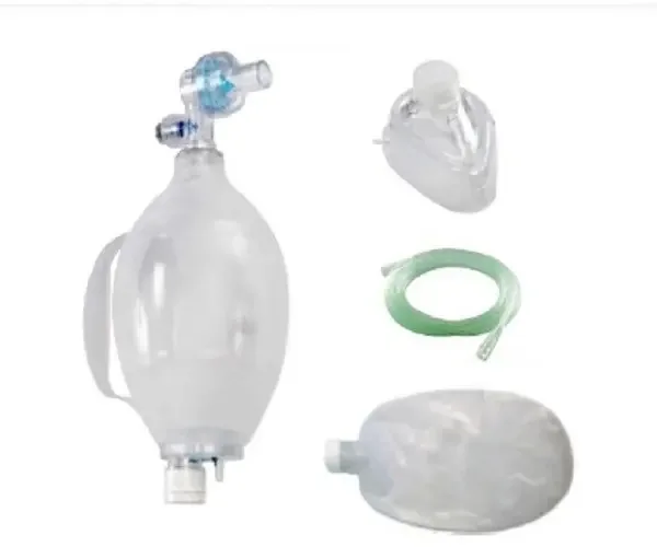 Reanimador Pulmonar Manual Silicone Reservatorio Adulto