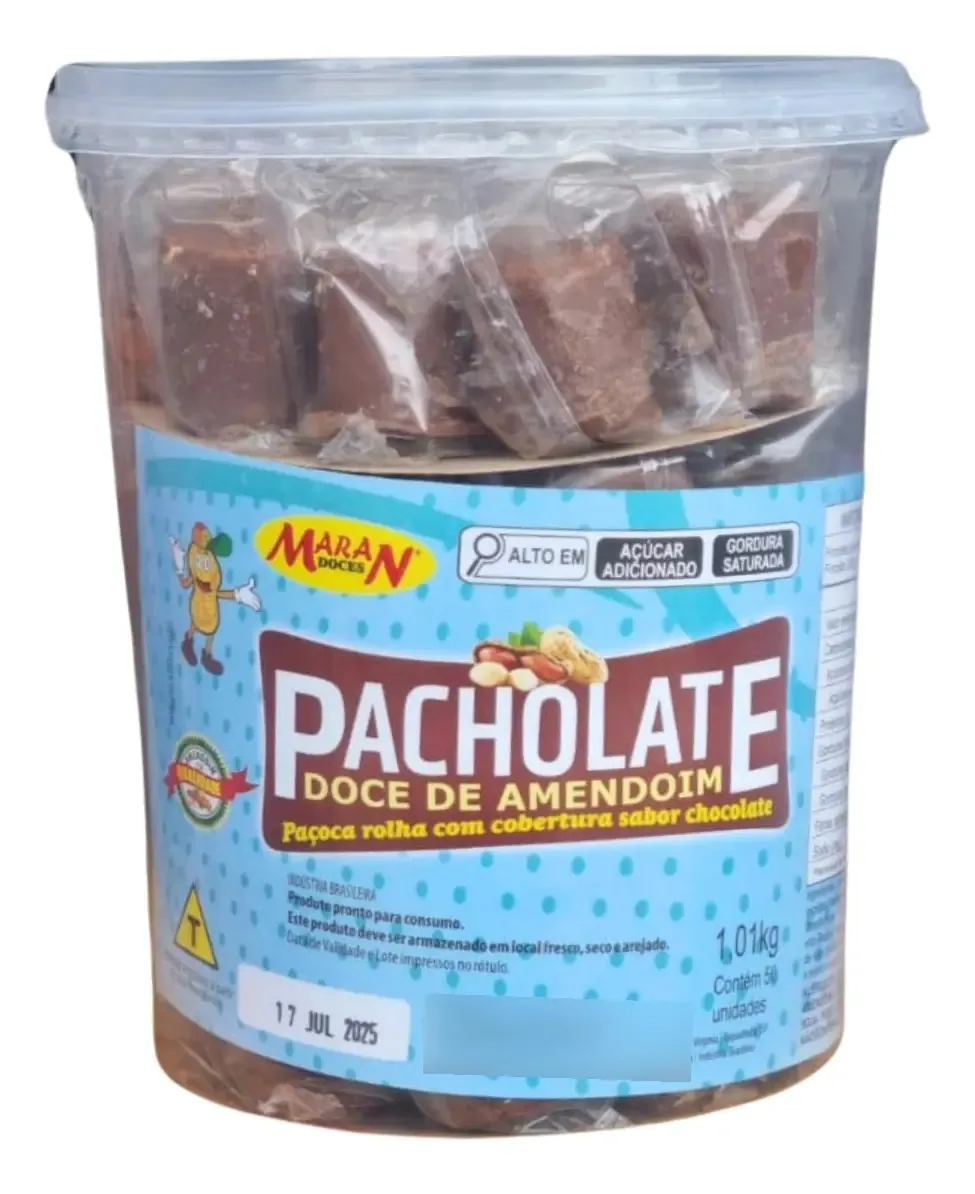 Doce Paçoca Rolha Chocolate Maran Guloseimas Lembrancinhas